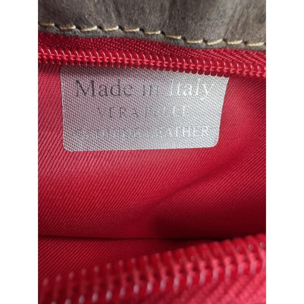 Gianni Conti Italian Leather Messenger Bag, Dark Brown,‎ Fits Devices Up to 12